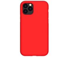 Evelatus Samsung Galaxy S20 Premium Soft Touch Silikoninis dėklas Raudona