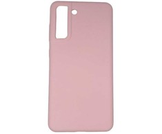 Evelatus Samsung Galaxy S21 FE Premium Soft Touch Silikoninis dėklas Rožinė Sand
