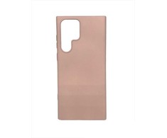 Evelatus Samsung Galaxy S22 Ultra Nano Silikoninis dėklas Soft Touch TPU rusvai gelsvas