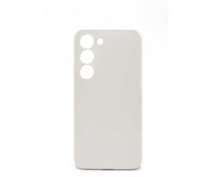 Evelatus Samsung Galaxy S23 Premium Soft Touch Silikono dėklas, Baltas