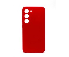 Evelatus Samsung Galaxy S23 Premium Soft Touch Silikoninis dėklas Raudona