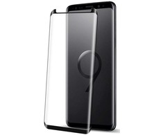 Evelatus Samsung Galaxy S9 Plus 3D Full Glue Curved Aluminosilicate Glass 9H (0.26mm) + Camera Protector
