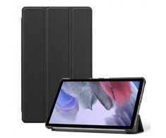 Evelatus Galaxy Tab A7 Lite with imitate microfiber inside Juodas