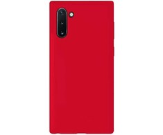 Evelatus Samsung Galaxy Note 10 Premium Soft Touch Silikoninis dėklas Raudona
