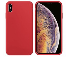 Evelatus Samsung Galaxy 10 Plus Premium Soft Touch Silikoninis dėklas Raudona