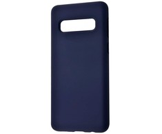 Evelatus Samsung Galaxy S10 Plus Premium Soft Touch Silikoninis dėklas Midnight Mėlyna