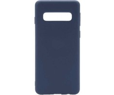 Evelatus Samsung S10 Soft Premium Soft Touch Silikoninis dėklas Midnight Mėlyna