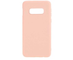 Evelatus Samsung Galaxy S10e Nano Silikoninis dėklas Soft Touch TPU rusvai gelsvas