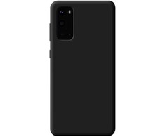 Evelatus Samsung Galaxy S20 Premium Soft Touch Silikoninis dėklas Juodas