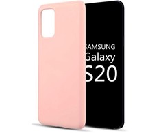Evelatus Samsung Galaxy S20 Nano Silikoninis dėklas Soft Touch TPU rusvai gelsvas