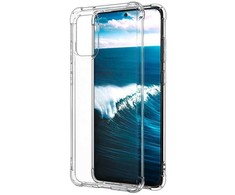 Evelatus Samsung Galaxy S20 Military Shockproof Silikoninis dėklas TPU Transparent