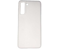 Evelatus Samsung Galaxy S21 FE Premium Soft Touch Silikoninis dėklas Baltas