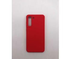Evelatus Samsung Galaxy S21 FE Premium Soft Touch Silikoninis dėklas Chinese red