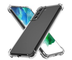 Evelatus Samsung Galaxy S22 Plus Military Shockproof Silikoninis dėklas TPU Transparent