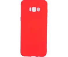Evelatus Samsung Galaxy S8 Plus Nano Silikoninis dėklas Soft Touch TPU Raudona