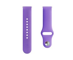 Evelatus 20mm Silicone Loop Watch Straps (S/M 110mm) Deep Violetinė