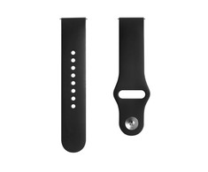 Evelatus Universal 20mm Silicone Loop (S/M 110mm) Juodas