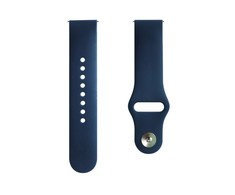Evelatus 20mm Silicone Loop Watch Straps (S/M 110mm) Mėlyna