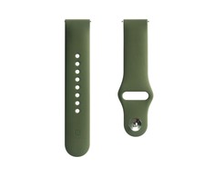 Evelatus 22mm Silicone Loop Watch Straps (S/M 110mm) Olive