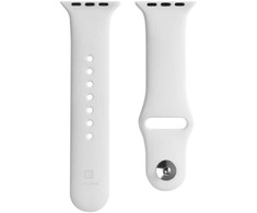 Evelatus Universal Apple Watch 42/44/45mm Silicone Loop (S/M 110mm) Baltas