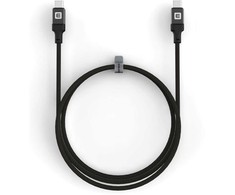 Evelatus FlexCharge USB-C USB-C 2m 60W Pītā Kabeļa Melns