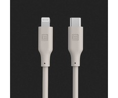 Evelatus SoftPower MFI kabelis USB-C uz Lightning 1.2M 60W 3A Silikons Melns