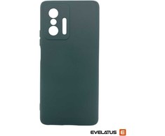 Evelatus Xiaomi Xiaomi 11T/11T Pro Nano Silikoninis dėklas Soft Touch TPU Dark Žalias