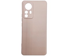 Evelatus Xiaomi 12 Pro Nano Silikoninis dėklas Soft Touch TPU rusvai gelsvas