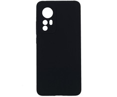 Evelatus Xiaomi 12 Pro Premium Soft Touch Silikoninis dėklas Juodas