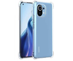 Evelatus Xiaomi Mi 11 Military Shockproof Silikoninis dėklas TPU Transparent