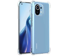 Evelatus Xiaomi Mi 11 Military Shockproof Silikoninis dėklas TPU Transparent