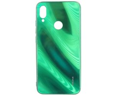 Evelatus Xiaomi Note 7 Vanduo Ripple Full Color Electroplating Tempered Glass Case Žalias