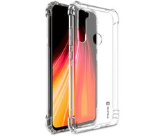 Evelatus Xiaomi Redmi Note 8 / Redmi Note 8 2021 Military Shockproof Silikoninis dėklas TPU Transparent