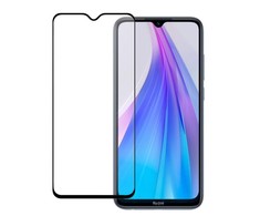 Dėklas Evelatus Xiaomi Note 8T 2.5D Juodas Frame (Full Glue)