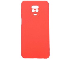 Evelatus Xiaomi Xiaomi Redmi Note 9 Pro / Redmi Note 9S Nano Silikoninis dėklas Soft Touch TPU Raudona