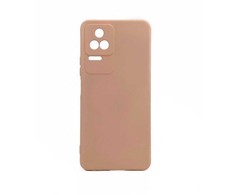 Evelatus Xiaomi POCO F4 Nano Silikoninis dėklas Soft Touch TPU rusvai gelsvas