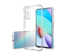 Evelatus Xiaomi Poco M4 Pro 5G Military Shockproof Silikoninis dėklas TPU Transparent