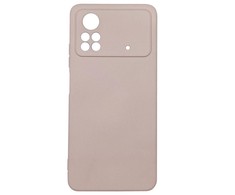 Evelatus Xiaomi Poco X4 Pro 5G Nano Silikoninis dėklas Soft Touch TPU rusvai gelsvas