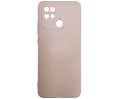 Evelatus Xiaomi Redmi 10C / C40 Nano Silikoninis dėklas Soft Touch TPU rusvai gelsvas