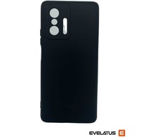 Evelatus Xiaomi Xiaomi 11T/11T Pro Nano Silikoninis dėklas Soft Touch TPU Juodas