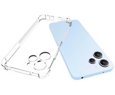 Evelatus Xiaomi Redmi 12 Military Shockproof Silikoninis dėklas Transparent Transparent