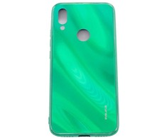 Evelatus Xiaomi Redmi 7 Vanduo Ripple Full Color Electroplating Tempered Glass Case Žalias