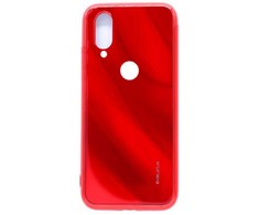 Evelatus Xiaomi Redmi 7 Vanduo Ripple Full Color Electroplating Tempered Glass Case Raudona