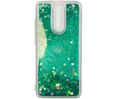 Dėklas Evelatus Xiaomi Redmi 8 Shining Quicksand Case Žalias