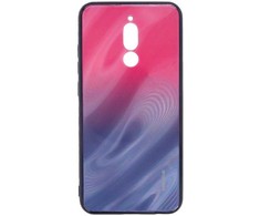 Evelatus Xiaomi Redmi 8 Vanduo Ripple Gradient Color Anti-Explosion Tempered Glass Case Gradient Rožinė-Violetinė