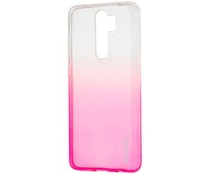 Dėklas Evelatus Xiaomi Redmi Note 8 Pro Gradient TPU Case Rose Raudona