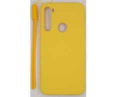 Evelatus Xiaomi Xiaomi Redmi Note 8 / Redmi Note 8 2021 Soft Touch Silikoninis dėklas with Strap Geltona