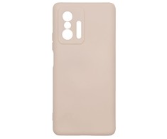 Evelatus Xiaomi Xiaomi 11T/11T Pro Nano Silikoninis dėklas Soft Touch TPU rusvai gelsvas