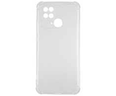 Evelatus Xiaomi Redmi 10C / C40 Military Shockproof Silikoninis dėklas TPU Transparent