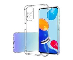 Evelatus Xiaomi Redmi Note 11/11S Military Shockproof Silikoninis dėklas TPU Transparent